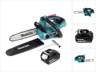 Makita DUC 254 F1 accu-kettingzaag 18 V 25 cm borstelloos + 1x accu 3.0 Ah - zonder lader