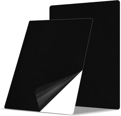 Zelfklevende Textiel Reparatie Patches voor Meubels en Auto, 2 Stuks, 20 x 28 cm, Ideaal voor Stoelen, Hoofdborden en Gordijnen, Zwart