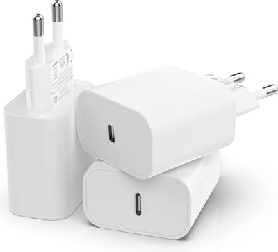 20w usb C Power Adapter - 3 stuks - Snellader - Usb Lader - Usb C Stekker - Fast Charger - Oplaadstekker / usb Blokje / usb C Oplader