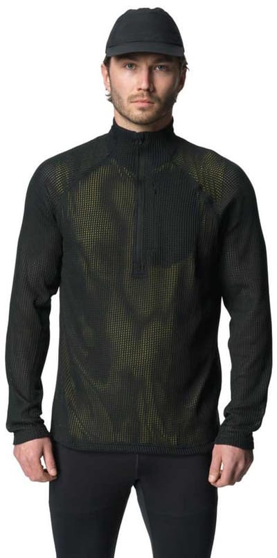 Houdini Pace Flow Sweatshirt Met Halve Rits Zwart S Man