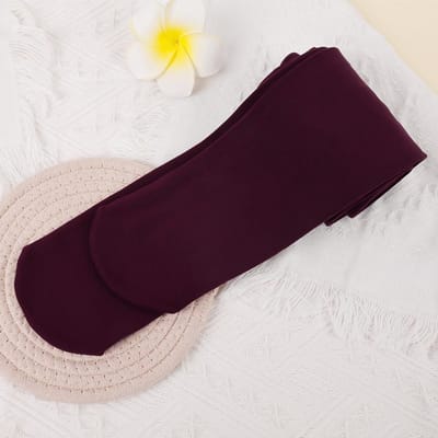 Kleur Thermische Leggings Elastisch Effen Thermisch Herfst Winter Panty Hoge Taille Slank Verdikken Fluweel Strakke Broek Lange Sokken One Size white