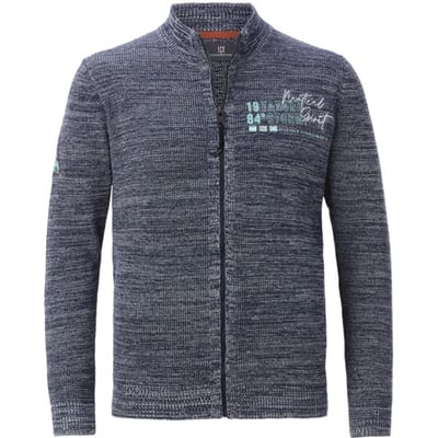 Jan Vanderstorm herren Vest - 56/58 - blauw - Plus Size