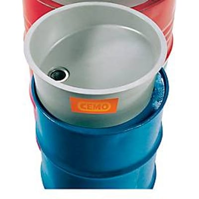GVK vultrechter CEMO, zonder scharnierend deksel, voor 60 l vat, diameter 390 mm