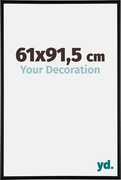 Your Decoration - Fotolijst 61x91,5 cm - Aluminium - Zwart Mat - Kent