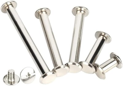 Roestvrijstalen M5 x 95mm Schroeven voor Bevestiging, Set van 6 Stuks voor Meubelmontage en Klussen