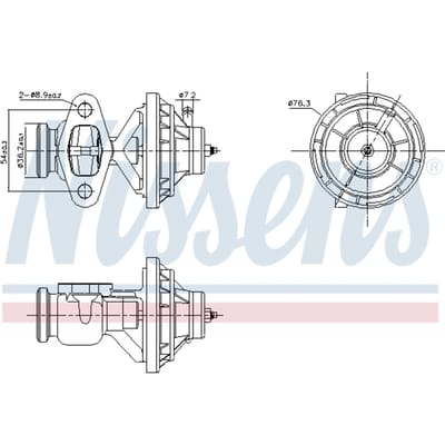 EGR-klep NISSENS 98390