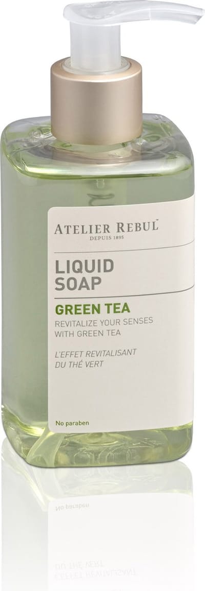 Atelier Rebul Green Tea - Handzeep (250ml) - Frisse & Verkwikkende Geur - Natuurlijk - Voor alle Huidtypes