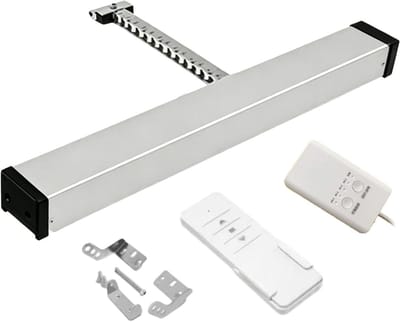Elektrische Raamopener - Kettingmotor - Automatische Ventilatie - Afstandsbediening - 400 mm Slag - Grijs