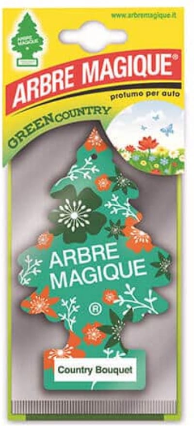 Bloemen Arbre Magique Geurboom luchtverfrisser voor in de auto Country Bouquet – Car Parfum – Geurboompje – Geurbooster – Wonderboom – Geurverfrisser – Nieuwe Auto – Autogeur – Autoparfum – Geurblad