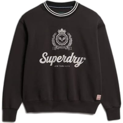 Superdry - Country Club ruimvallend sweatshirt met ronde hals - Dames - Truien
