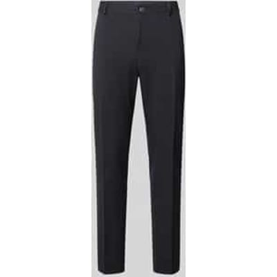 slim fit pantalon met viscose model 'PETER'