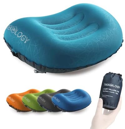 Ergonomisch inflatable kussen voor camping en reizen