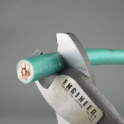 Zware kabelschaar voor schone snede van dikke elektrische kabels, coax en nylon touw
