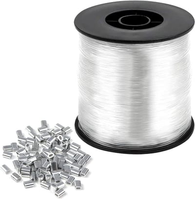 Transparante Monofilament Nylon Vislijn 0.8MM - 200M Sterke, Scheurvaste Draad voor DIY Vissen, Naaldwerk en Sieraden maken