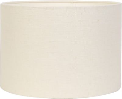 Light & Living Cilinder Lampenkap Livigno - Eiwit - Ø35x25cm - voor Tafellampen, Staande lamp, Hanglampen