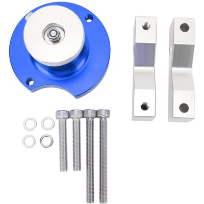Outil de gonflage à l'azote en alliage d'aluminium 6065 usiné CNC : améliore les performances de suspension des amortisseurs WP Blue