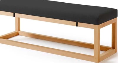 Zitkussen Bank - Comfortabel Kussen - Buiten Ontspannen - Afneembare Hoes - 140x50x8 cm - A
