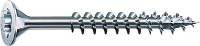Universele Houtschroeven 4x60mm - 500 Stuks - Deeldraad - Verzonken Kop - Splijtpreventie