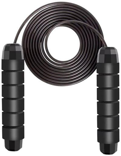 DutchOne Springtouw Volwassenen - Springtouwen - Verstelbaar - Softgrip - Speedrope - Jump Rope - Zwart