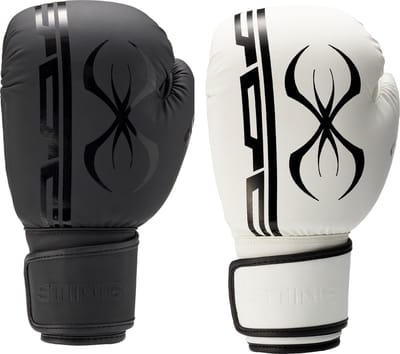 STING Bokshandschoen ARMAPLUS | klittenband | Mat Zwart (Maat: 14OZ)