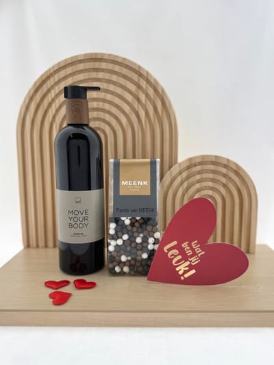 Valentijn •Cadeaupakket Heren• Move Your Body Meenk - Leuk om cadeau te geven - Perfect Gifts