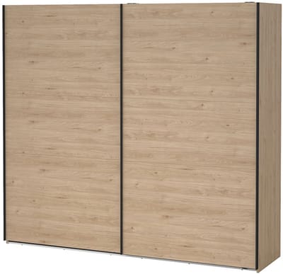 Como schuifdeurkast 2 deuren 245x220cm eikdecor.