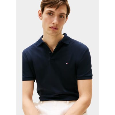 Regular fit poloshirt met logostitching
