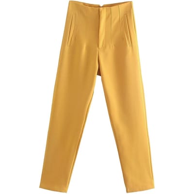 Dames Casual Broek met Hoge Taille voor Zomermode XL