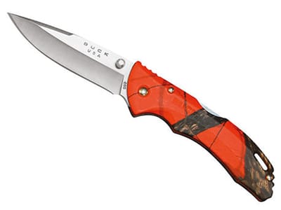 Buck bantam blw orange camo mossy oak