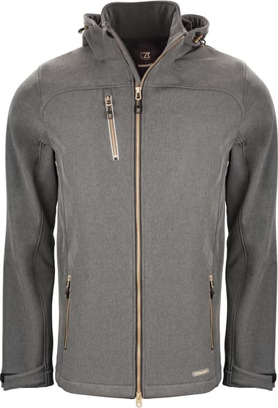 Cutter & Buck Whittier Jacket Heren 351456 - Antraciet Melange - M