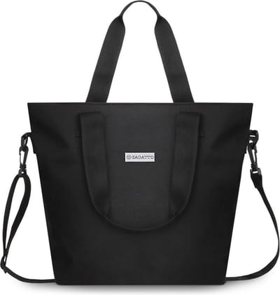 Zagatto Zwarte, dames SCHOUDERTAS, RUIME shopper tas 35x34x17 cm