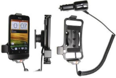 Brodit actieve draaibare houder met autolader voor HTC One V