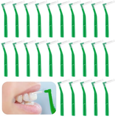 Allecto - Interdental Brushes - Tandenborstels - Effectieve reiniging - Groen 0.8mm - Tanden reinigen - Geschikt voor dagelijkse mondverzorging - K...