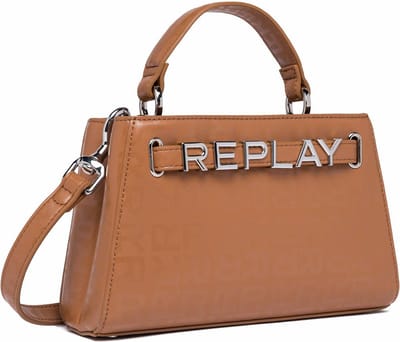 REPLAY Handtas Schoudertas Handbag Brick Brown Terracotta