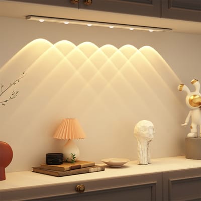 LED's Light EasyFix Kastverlichting met Bewegingssensor - 6 lichtpunten - Draadloos en oplaadbaar - 68,5 cm - Kast verlichting - Keukenkastverlichting