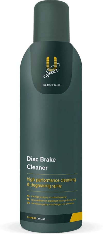 U-Sport Disc Brake Cleaner - 200 ml - Krachtige Remschijfreiniger - Verwijdert Olie & Vet - Voorkomt Piepende Remmen