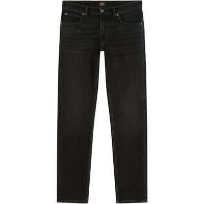 Lee Luke Slim Tapered Fit Spijkerbroek Zwart 30 / 30 Man