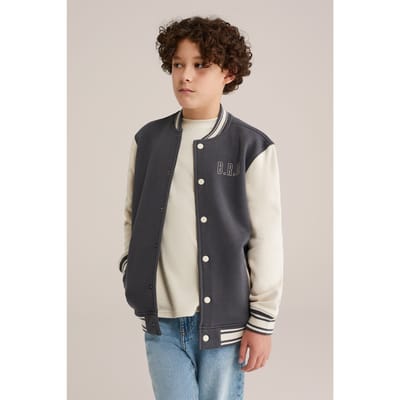 WE Fashion Bomber Dark Grey Taglia: 170/176 | Giacche Outlet | Unisex | Grigio