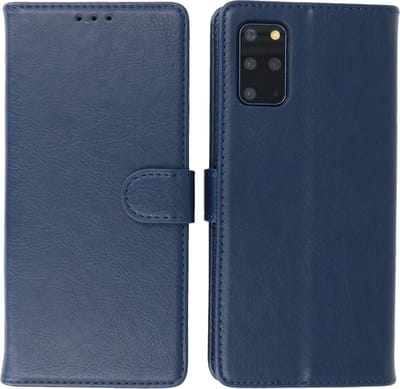 Bestcases Booktype Telefoonhoesjes - Hoesje Geschikt voor Samsung Galaxy S20 Plus Navy