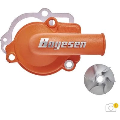 Hogedebiet waterpomp deksel voor motor met turbine Boyesen SuperCooler