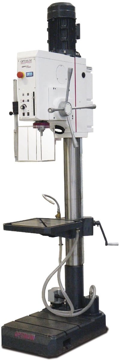 Tandwiel kolomboormachine boren tot ø 30 mm MK4 2,2 kW 400V variabele snelheden boorvoedingen Optidrill