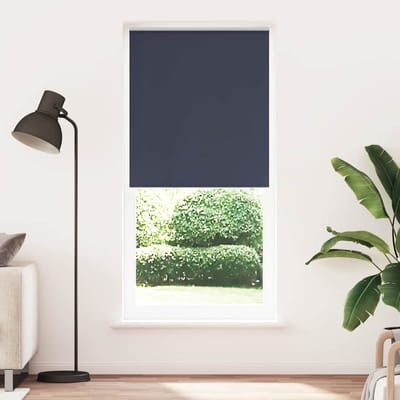 vidaXL - Rolgordijn - verduisterend - 124,4 - x - 230 - cm - stofbreedte - 120 - cm - marine