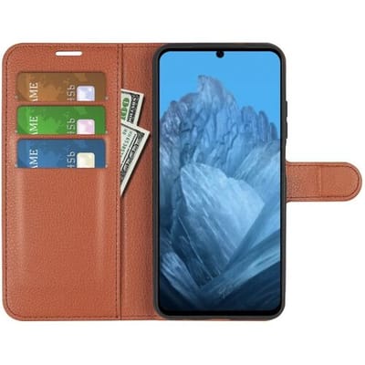 ShieldCase wallet case geschikt voor de Google Pixel 9 / 9 Pro hoesje - telefoonhoesje met pashouder - Ruimte voor pasjes - kunstlederen telefoonhoesje (bruin)