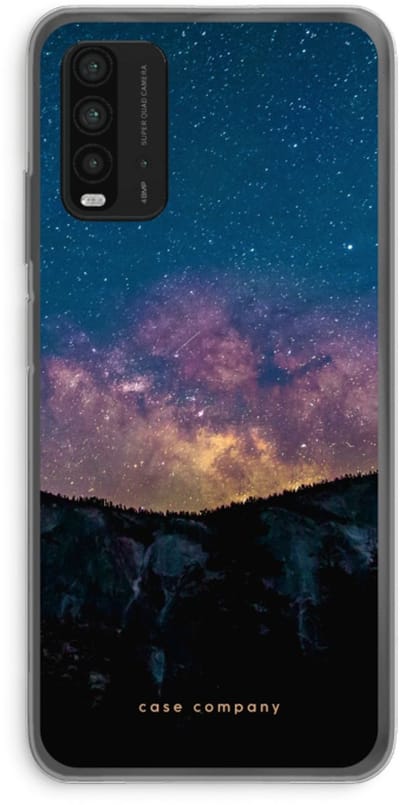 Case Company® - Hoesje geschikt voor Xiaomi Redmi 9T hoesje - Travel to space - Soft Cover Telefoonhoesje - Bescherming aan alle Kanten en Schermrand