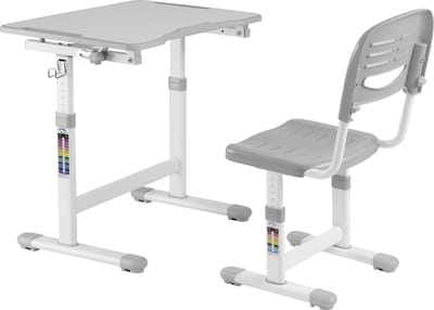Bureau met bureaustoel kinderen - tekentafel - ergonomisch in hoogte verstelbaar