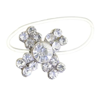 Behave - Teenring - Met Transparante kristallen – Boho & Summer trend – Nikkelvrij