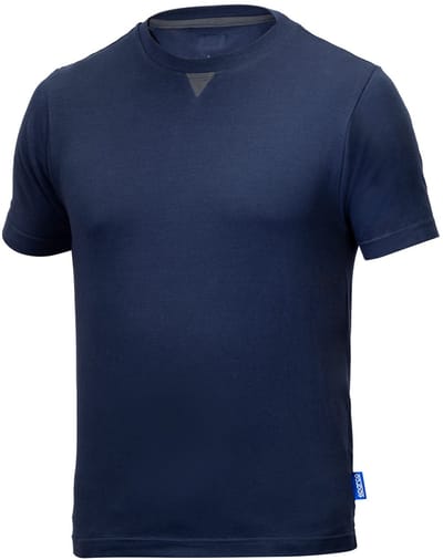 Sparco Grit Lincoln T-Shirt - Grijs/Marineblauw — XS