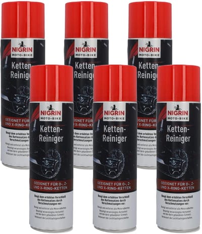 Nigrin 6x Moto-Bike kettingreiniger kettingspray 3L motorfiets O Z X-ring ketting