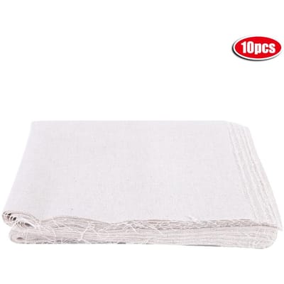 10 Pièces Housse Ruche en Coton Tissu Couvrant Isolant pour Ruche Apiculteur Apiculture Équipement Outil white
