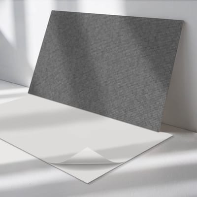 Wallfluent Vinyl Wandpaneel - Abstract lijnenpatroon Zelfklevend Muurpaneel - 100 cm x 50 cm - Grijs Vinyl Wandpaneel - 1 stuk - Rechthoekig Wandbekleding Vinyl - Texturen Wandpaneel - Vinyl Wandbekleding - Wandpaneel Keuken en Badkamer